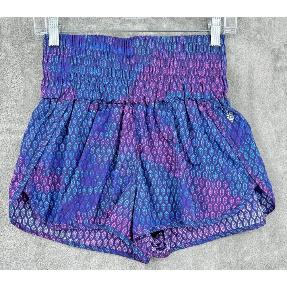 Free People Shorts Womens XS FP Movement Way Home Athletic Athleisure Blue